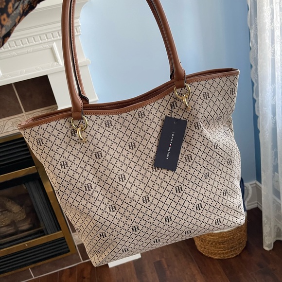 Tommy Hilfiger Tote in signature brown - Picture 3 of 7